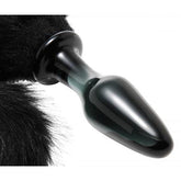 Midnight Fox Glazen Buttplug Met Staart - PlayForFun